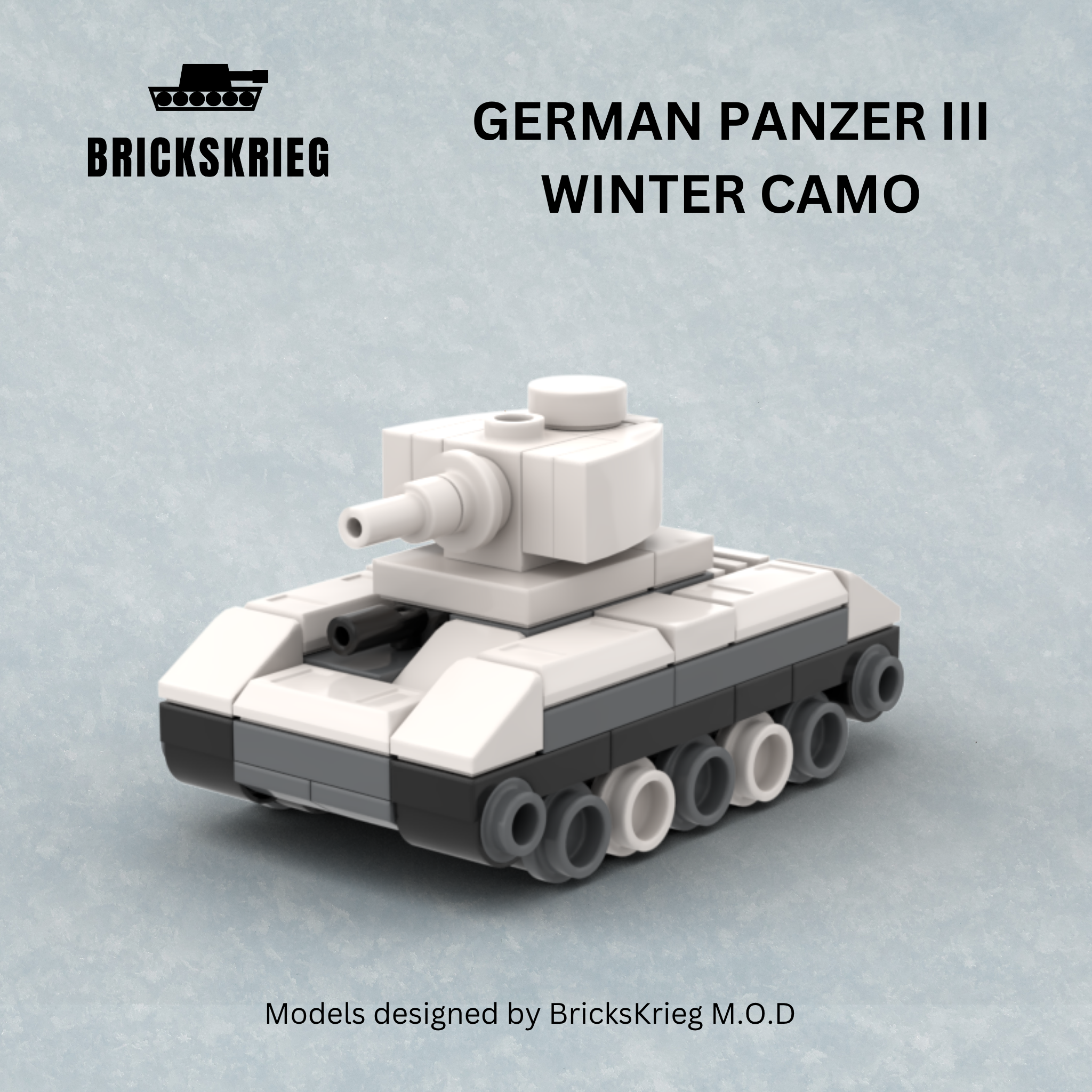 German Panzer III - Single Winter Camo