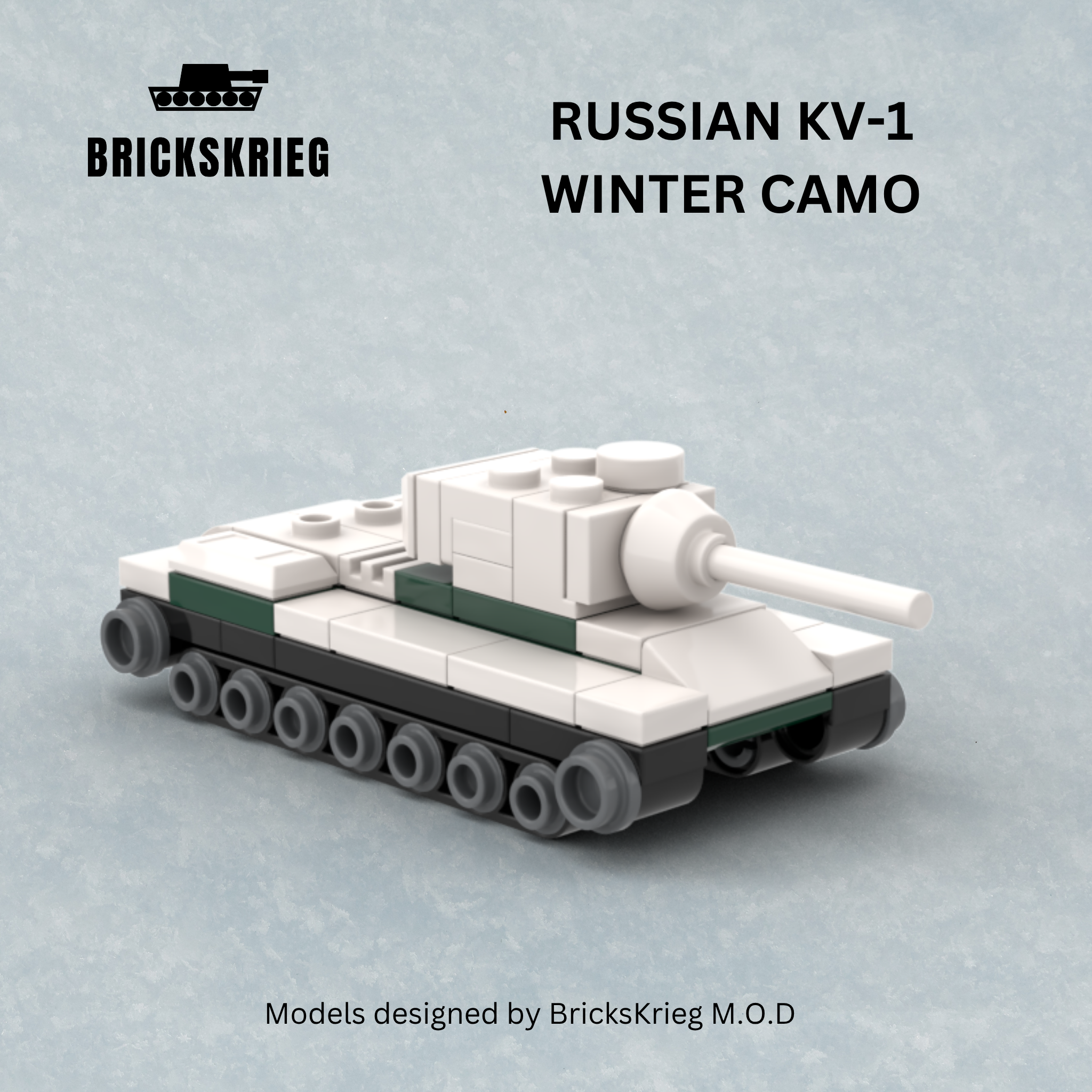 Russian KV-1 - Single Model Winter Camo