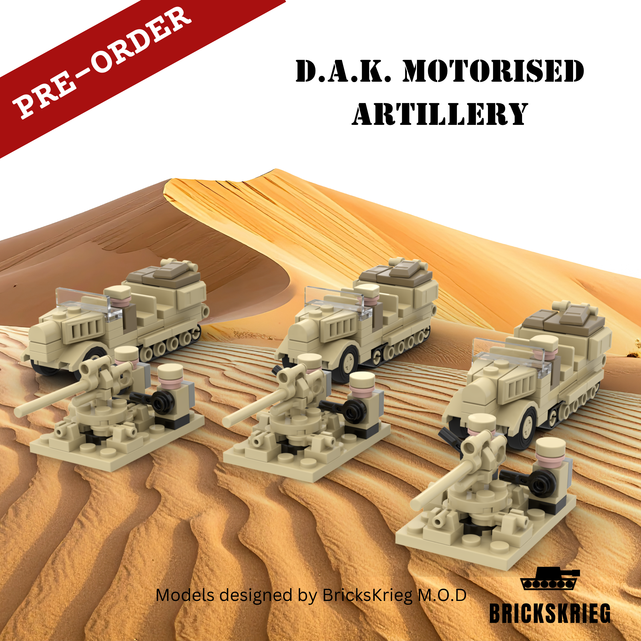 **Pre-Order** D.A.K. Motorised Artillery