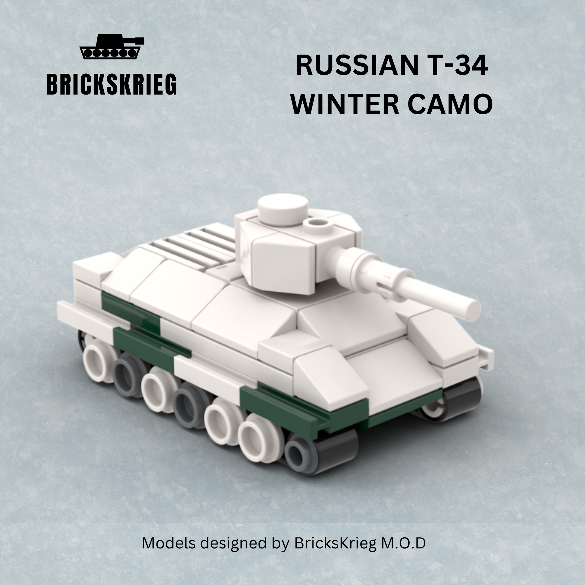 Russian T-34 - Single Model Winter Camo