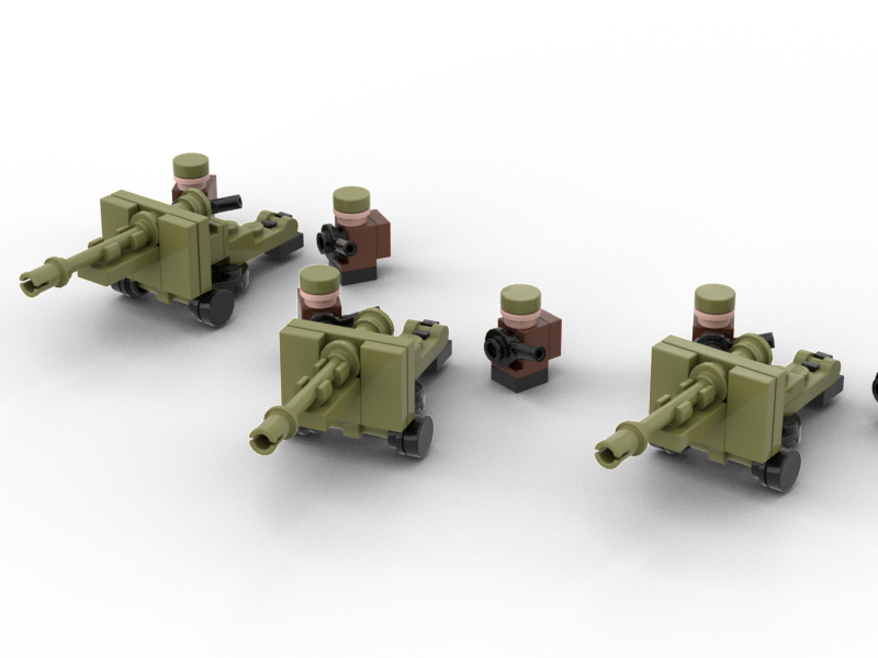 British 25pdr Artillery Battery image 1