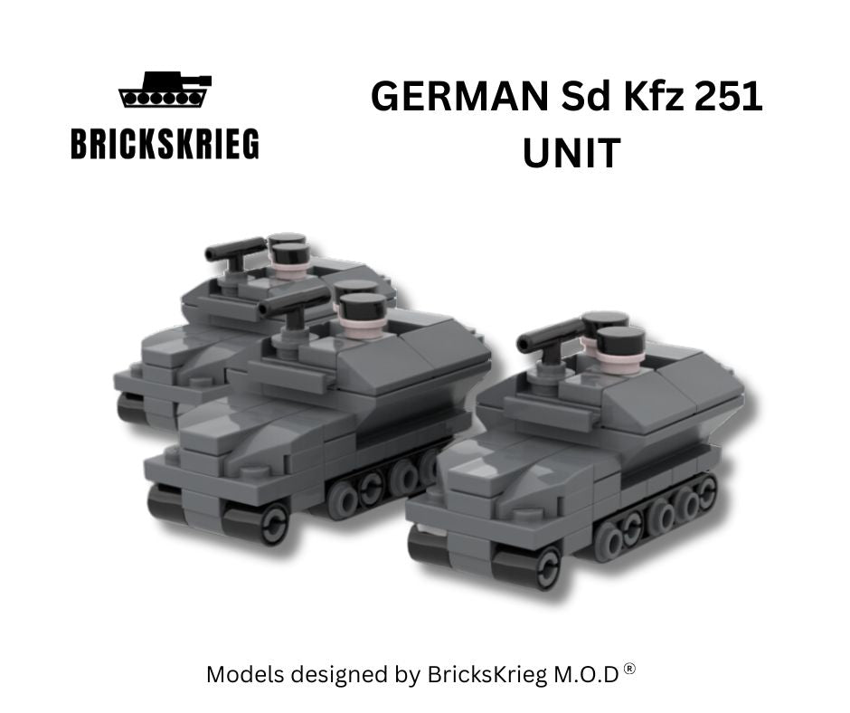 German Motorised Infantry Box Set – Brickskrieg