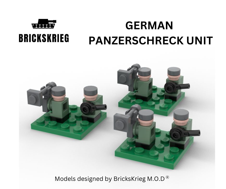 German Motorised Infantry Box Set – Brickskrieg
