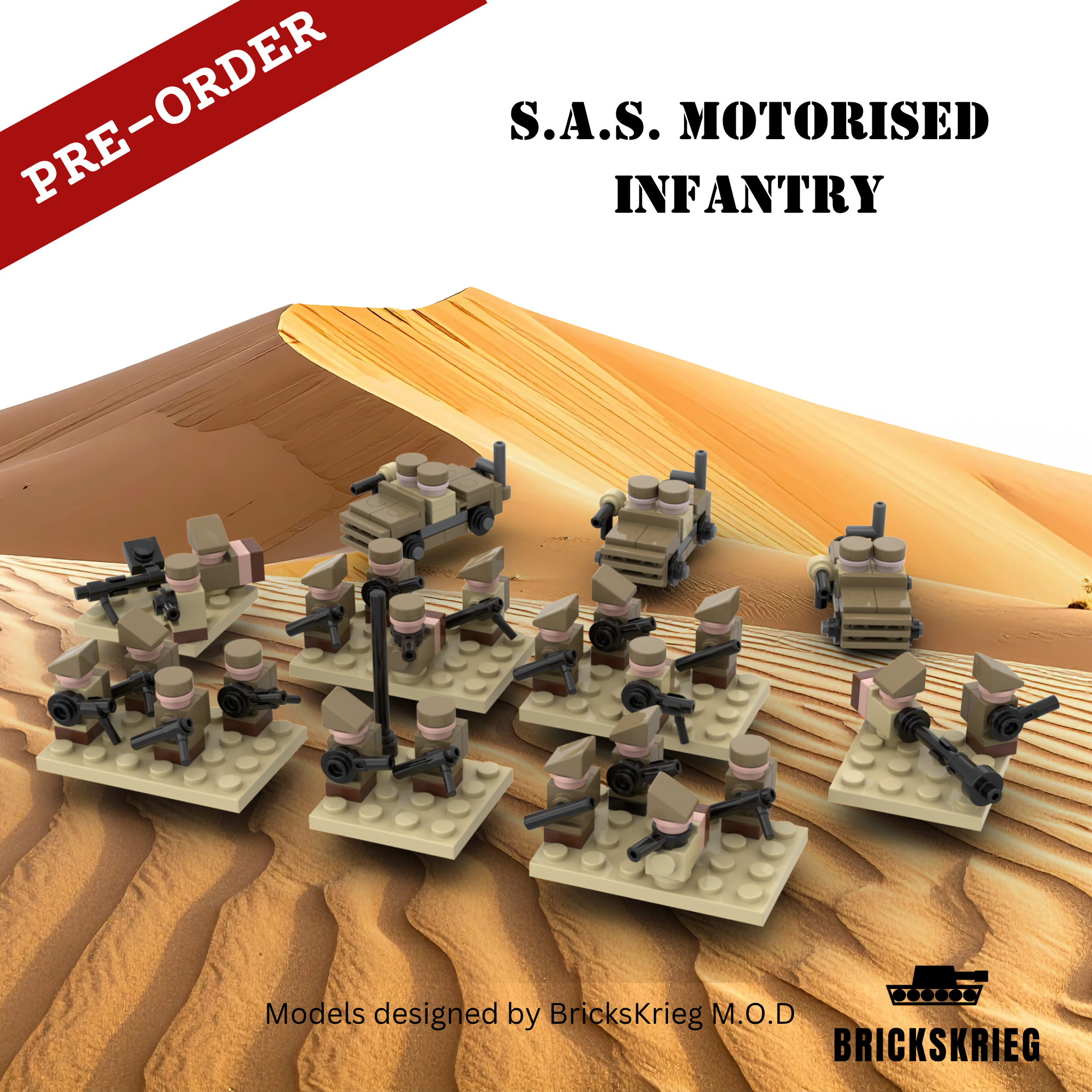 **Pre-Order** S.A.S. Motorised Infantry Box Set